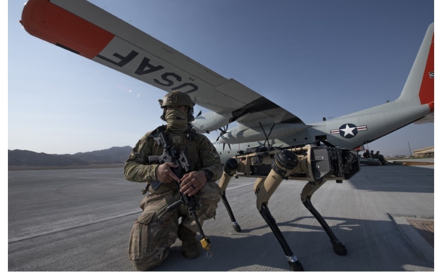 U.S. Air Force tests robotic dogs for perimeter security