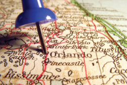 Orlando on map