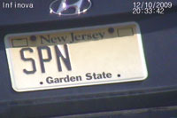 New Jersey License Plate