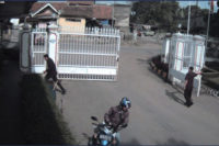 Security camera view of street