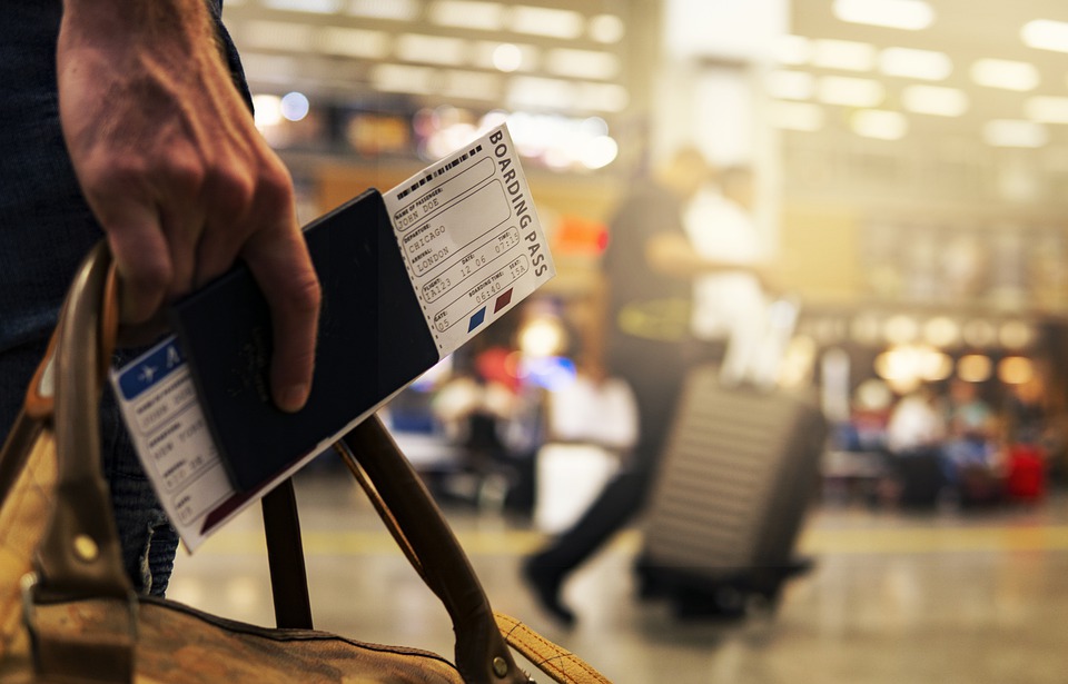 Boarding Pass in Airport