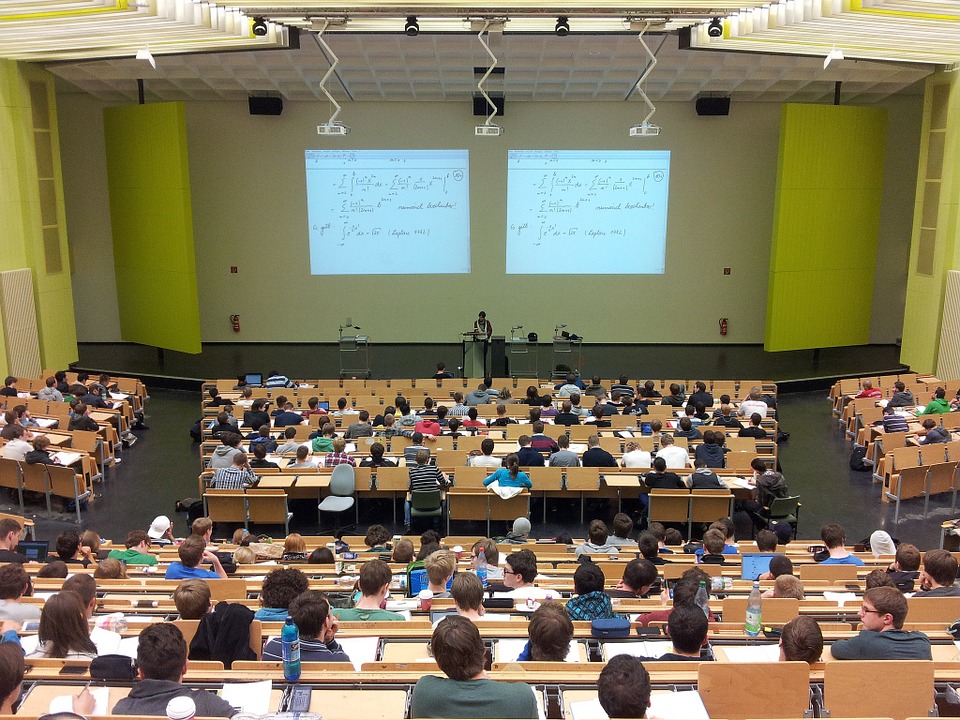 University lecture hall