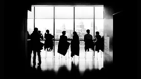 Cybersecurity leaders at conference