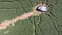 car in field drone car in field.JPG