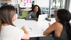 employees in conference room