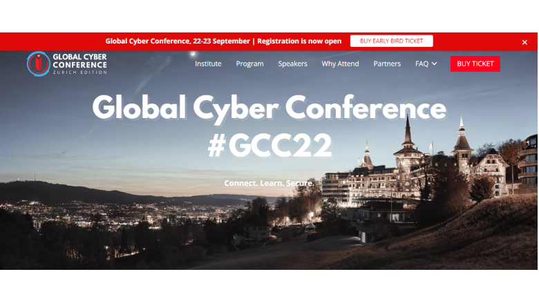 The Global Cyber Conference to take place in Zurich this September