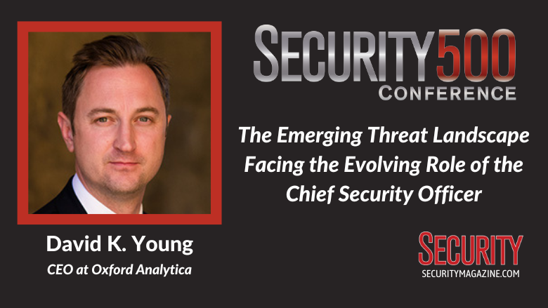 David Young talks the modern CSO role at the SECURITY 500 Conference