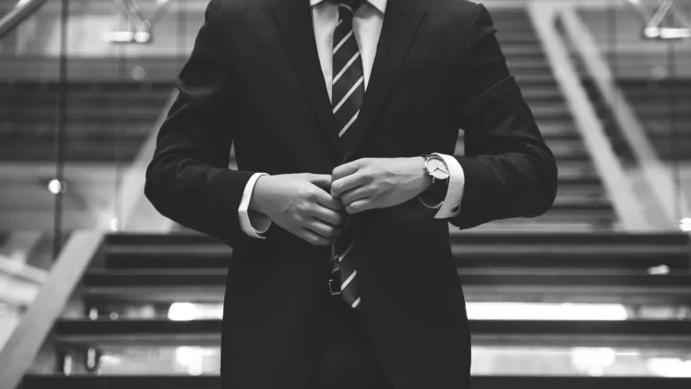 business man in suit
