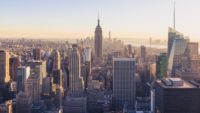New York overhead view