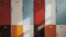 multicolored lockers
