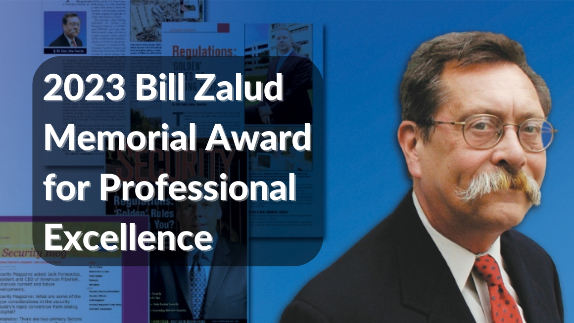 2023 Bill Zalud Award