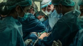 surgery staff in operating room