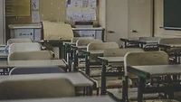 empty school desks empty school desks