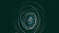 spiral of blue and white lines spiral of blue and white lines