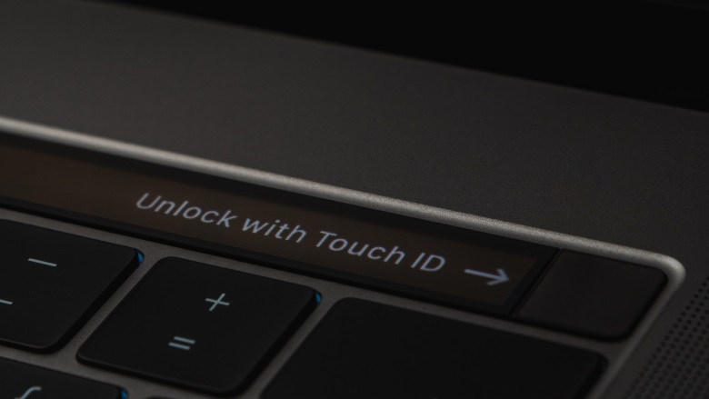 keyboard with touch ID