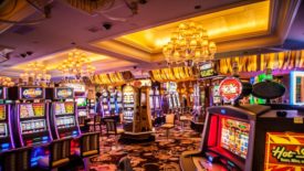 casino room with machines