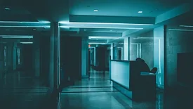 empty hospital waiting room