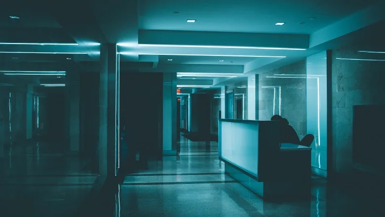 empty hospital waiting room