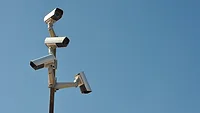 tower of surveillance cameras