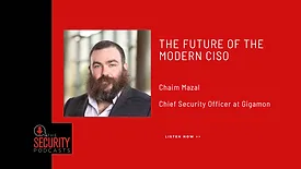 Chaim Mazal Security podcast news header