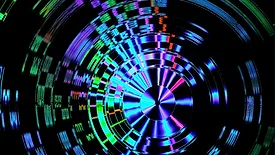 Multicolor digital spiral 