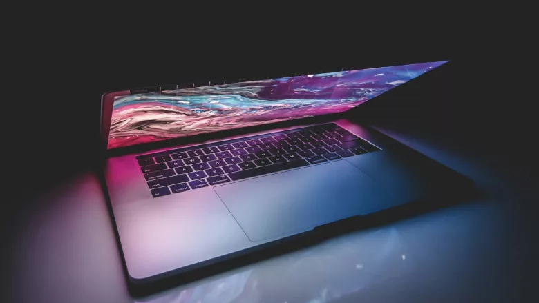 Colorful laptop