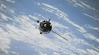NASA satellite moving through space