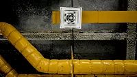 Yellow duct work Yellow duct work