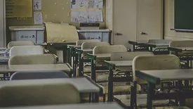 Empty classroom 