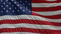Photograph of the American flag
