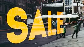 Sale sign