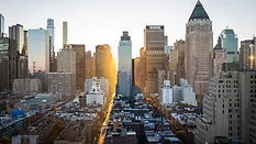 Photograph of city skyline