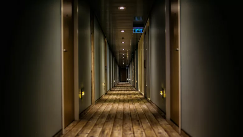 Hotel hallway