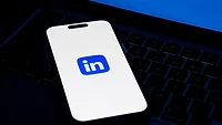 LinkedIn icon on phone 