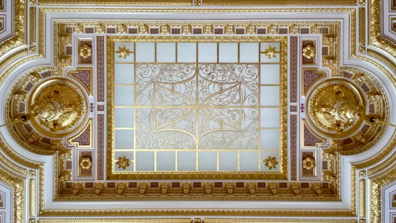Golden ceiling