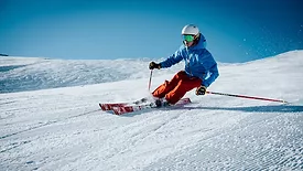 Person skiing 