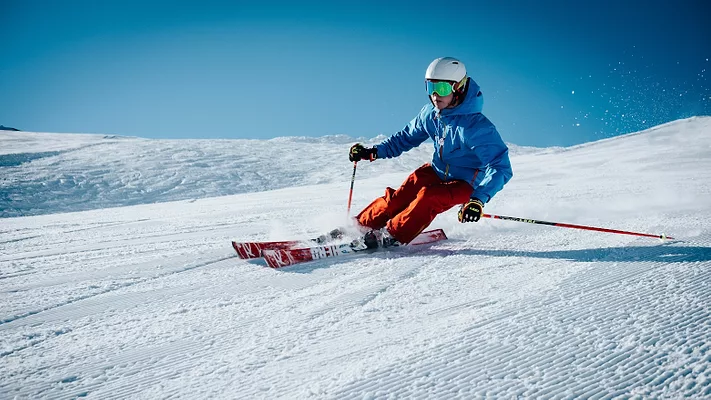 Person skiing 