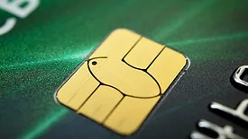 Close up of credit card