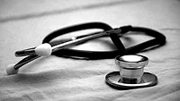Stethoscope in monochrome 