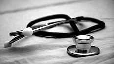 Stethoscope in monochrome 