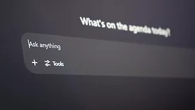 Chatbot prompt screen 
