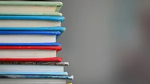 Stacked books 
