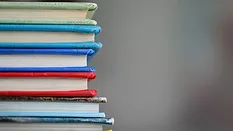 Stacked books 
