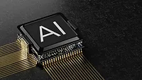 AI chip up close AI chip up close