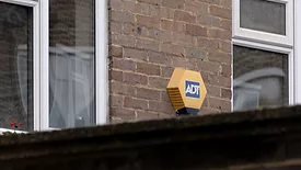ADT on wall 