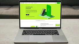 Robinhood on laptop 