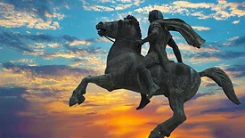 horse soldier statue