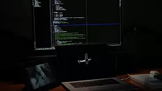 Computer and laptop 