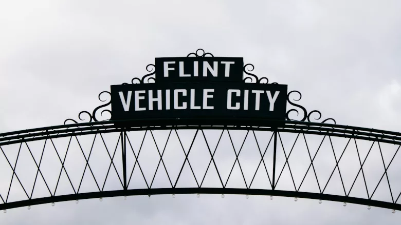 Flint city sign