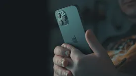 Person on iPhone 